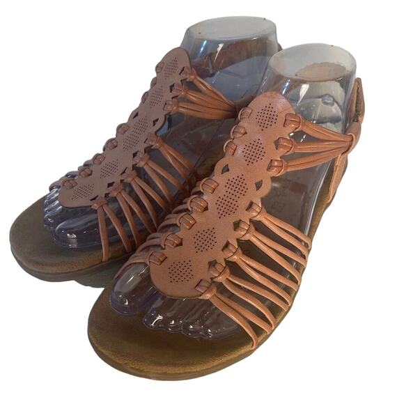 Baretraps Josepa Womens Tan Strappy Slingback Boho Comfort Sandal Size 6 - Picture 1 of 8